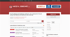 Desktop Screenshot of medicaljobboard.us